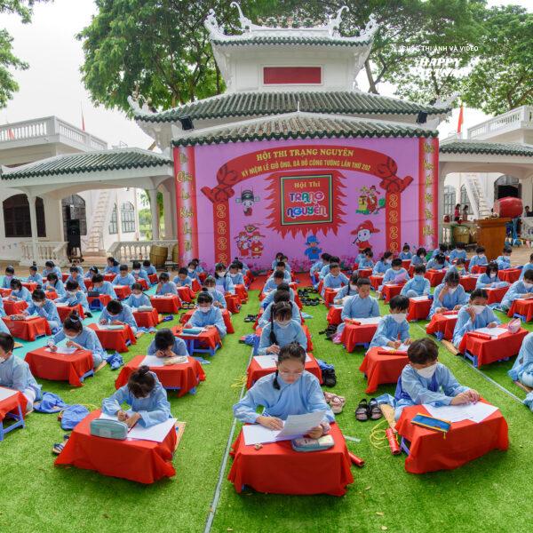 03 Tái hiện hội thi Trạng Nguyên của trường Lê Quý Đôn